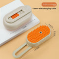 3-in-1 Pet Steam Brush  Groom, Massage & Condition