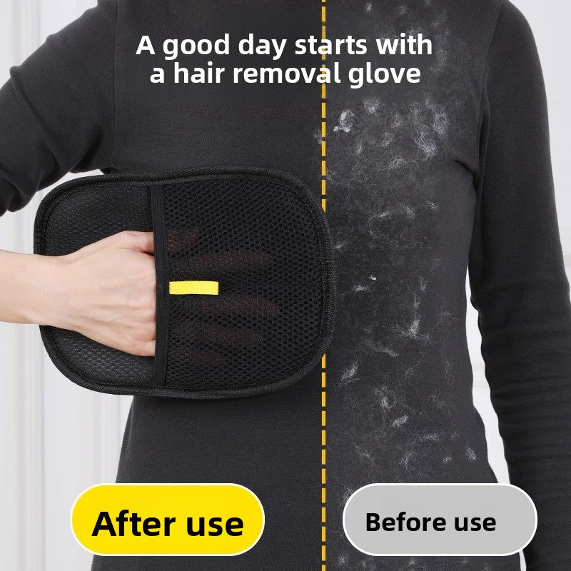 Pet Hair Removal Glove - Remove Fur from Furniture, Clothes & Bedding